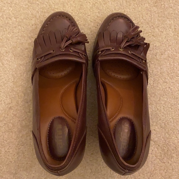 Umberto Raffini Brown Leather Pumps EU 36 US 5-5.5 Fringe & Tassles Heels - Picture 7 of 10